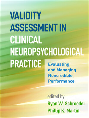 cover image of Validity Assessment in Clinical Neuropsychological Practice